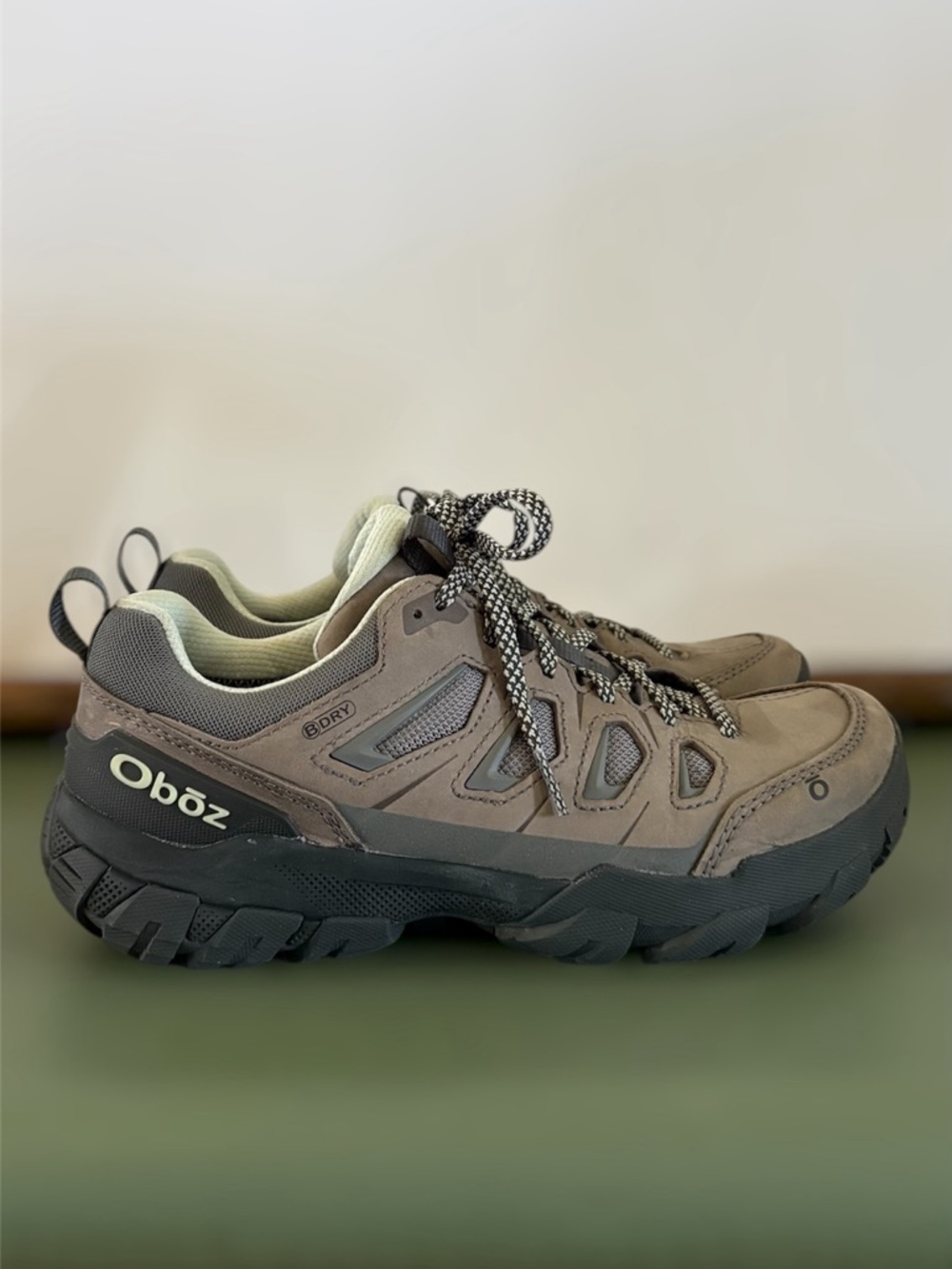 Women’s Oboz Sawtooth X Low Waterproof shoes, 7.5 Hazy Gray Hiking Shoes Boots - Picture 7 of 12